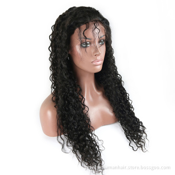 Short 10 12 Inch Indian Human Hair Swiss Lace Wig For Women Loose Deep Indian Hair Lace Frontal Wig Wholesale Vendor From China